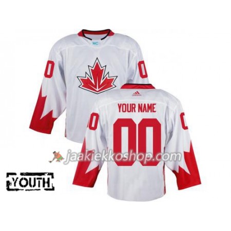 Team Kanada Pelipaita Custom 2016 World Cup Lapsille Valkoinen Paita Team Kanada Pelipaita Custom 2016 World Cup Lapsille Valkoinen Paita